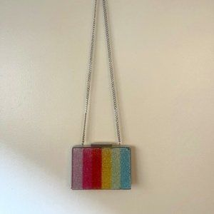 Beaded rainbow bag by ZARA